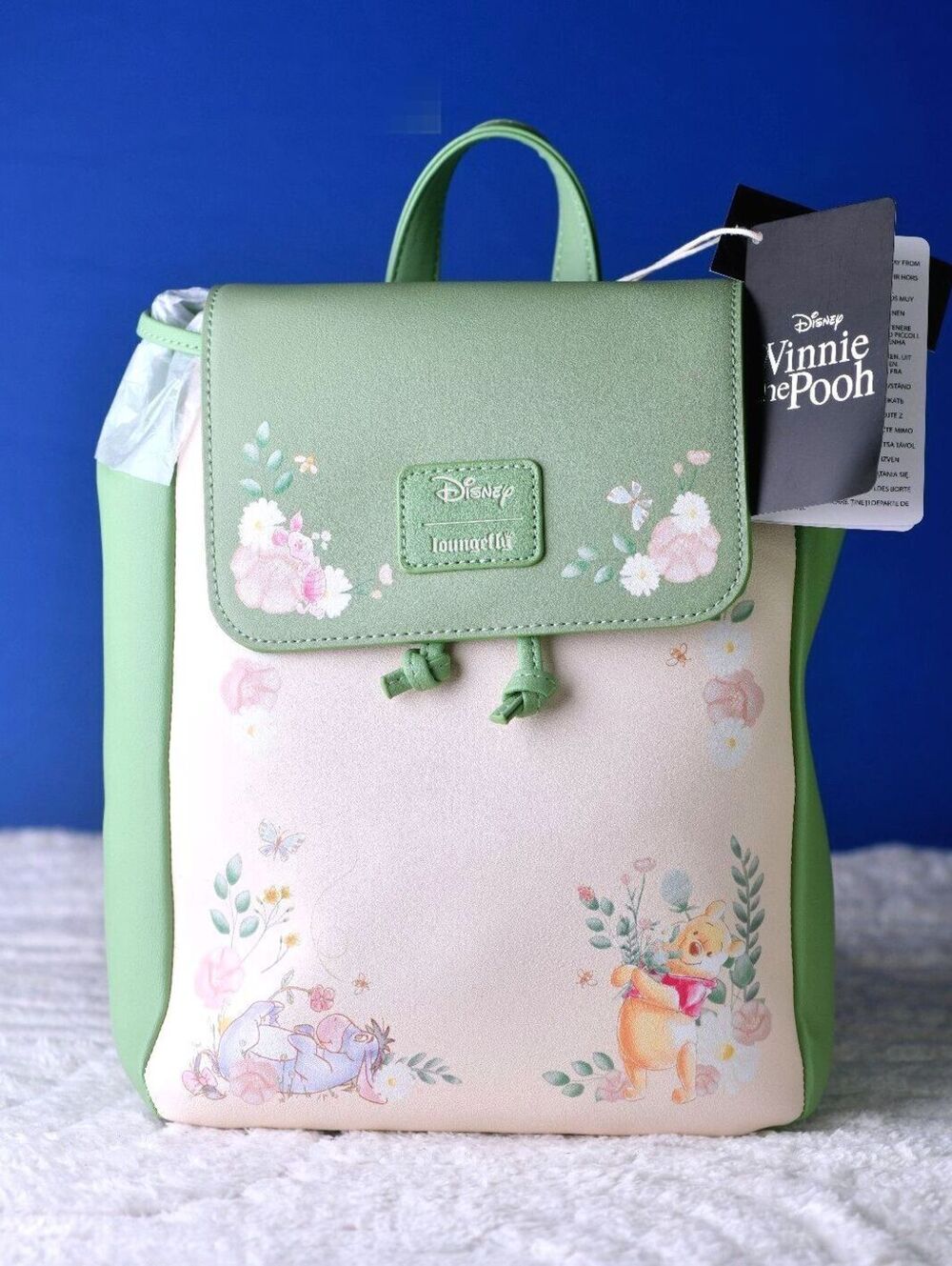 Loungefly Disney Winnie The Pooh Florals Mini Backpack - NWT